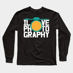 I LOVE Photography Long Sleeve T-Shirt